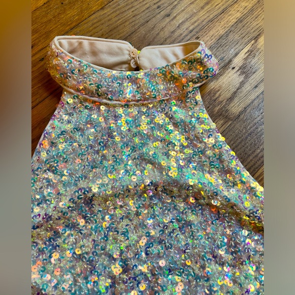 Small Sequenced American Threads Cocktail Dress - Picture 2 of 6